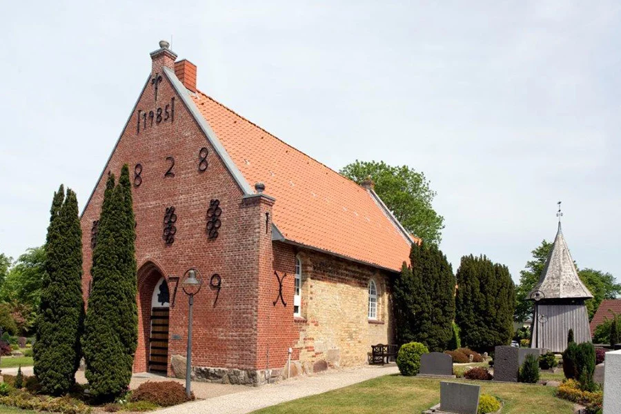 Kirche Bargum In Die Kirche Eintreten